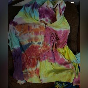 Tye dye zip up